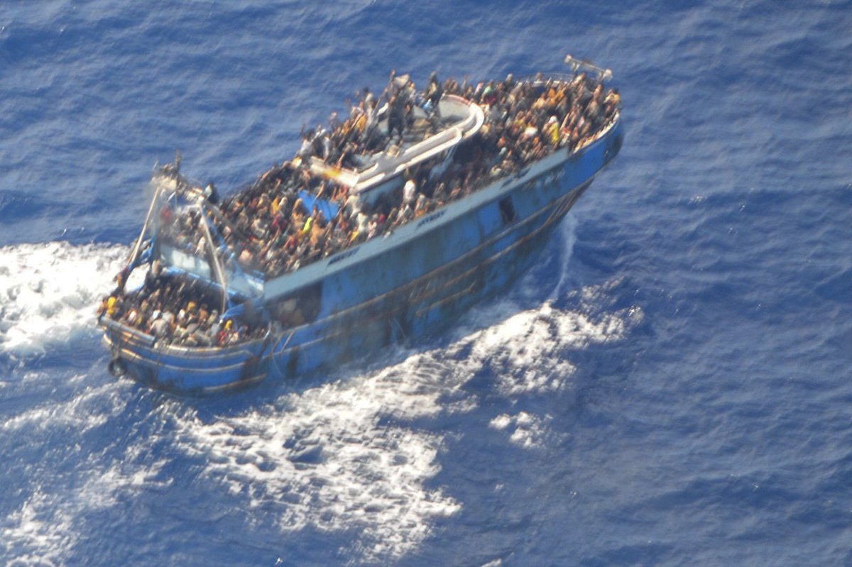 Nobody intervened to help a boat at sea level. After hours of surveillance before it sank, somebody decided to let 750 people drown.