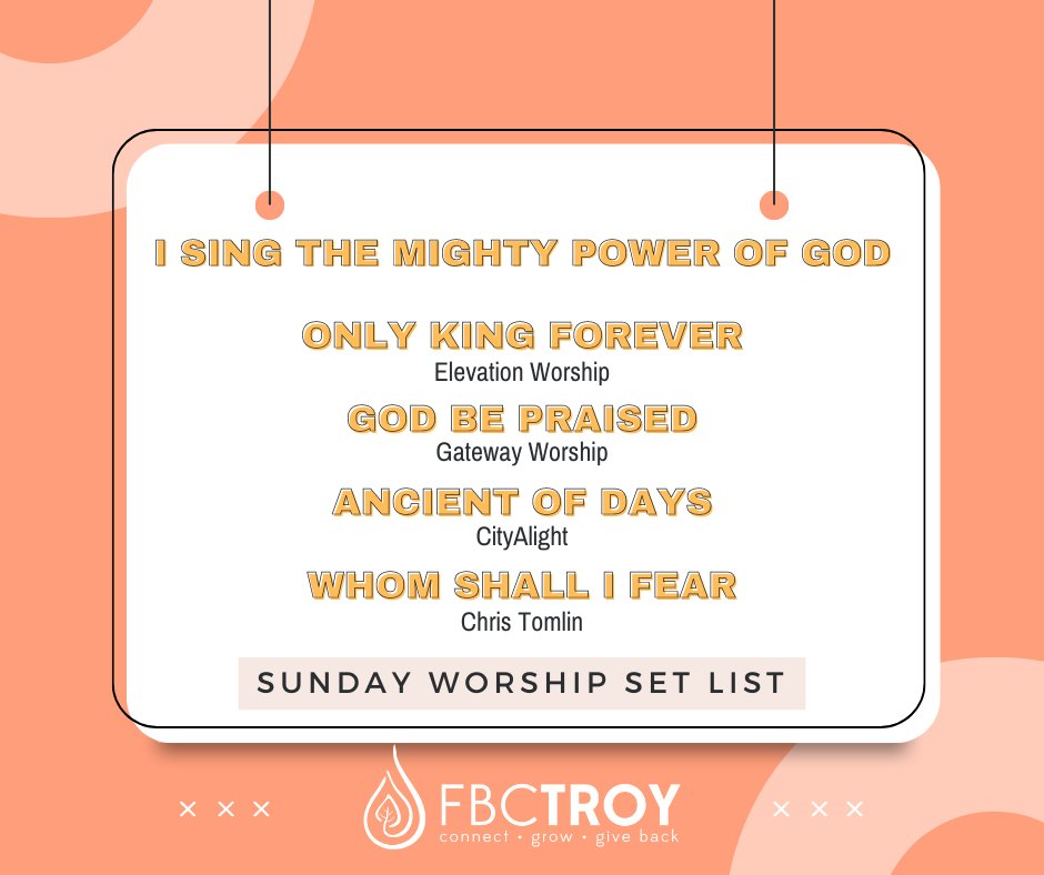 FBCTroy53's tweet photo. Worship Service setlist!

https://t.co/gDNKHzHB4B...

Psalm 86:11-12 ESV

𝘓𝘪𝘯𝘬 𝘵𝘰 𝘰𝘶𝘳 𝘋𝘪𝘨𝘪𝘵𝘢𝘭 𝘉𝘶𝘭𝘭𝘦𝘵𝘪𝘯
https://t.co/KPzYNiPXML https://t.co/X8uhiVtI9l