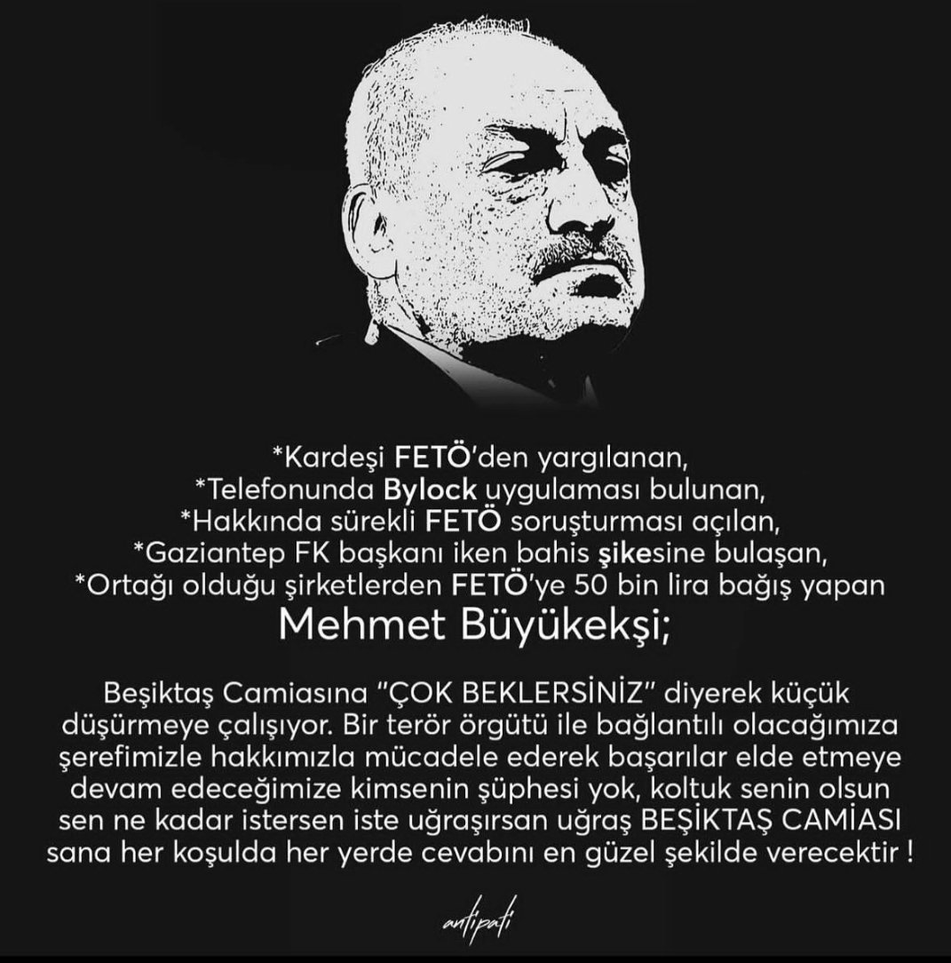 Beşiktaş sksin hepinizi #TaraflıTFFBaşkanı