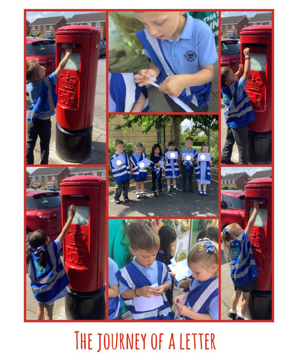 ReceptionKew's tweet photo. Our little trip to the Post Office 📮 We purchased our own 2nd class stamp and posted our letter. Now we wait…. we know what happens to our letters next and can’t wait for them to be delivered. 📮 https://t.co/XRORSDcLy2