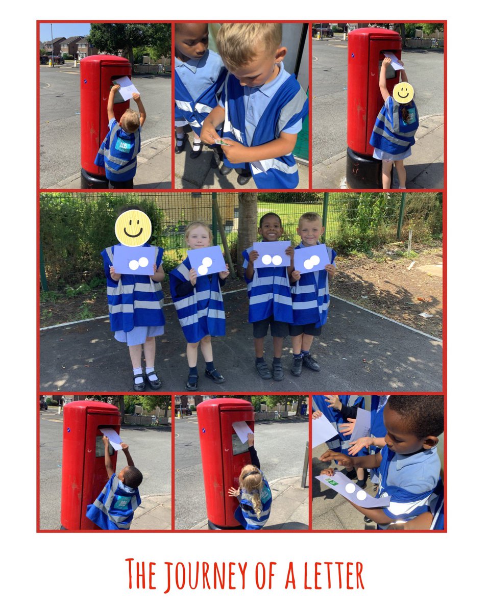 ReceptionKew's tweet photo. Our little trip to the Post Office 📮 We purchased our own 2nd class stamp and posted our letter. Now we wait…. we know what happens to our letters next and can’t wait for them to be delivered. 📮 https://t.co/XRORSDcLy2