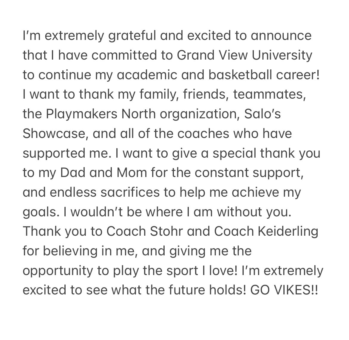 COMMITTED!!! Can’t wait to be a Viking❤️🖤 <a href="/gv_wbb/">Grand View University Basketball</a> @CoachJJSE <a href="/IKeiderling/">Ian Keiderling</a> <a href="/SHS_Spartan_GBB/">Spartans Girls Basketball</a> <a href="/NorthPlaymakers/">Playmakers North</a> <a href="/SaloShowcase/">Salo’s Showcase</a> <a href="/playmkrsgirls/">Wisconsin Playmakers</a> <a href="/2024PMNorth/">2024-Playmaker North Showcase Girls</a>