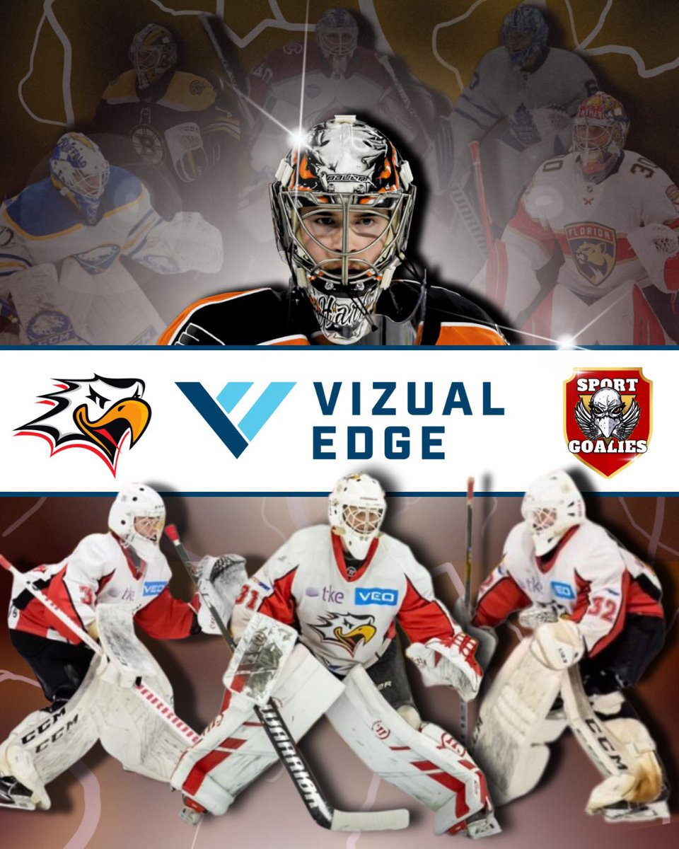Looking forward to this partnership and to give our goalies the opportunity to work with <a href="/VizualEdge/">Vizual Edge</a> for the 23-24 season!🦅👀

#WinningIsInSight