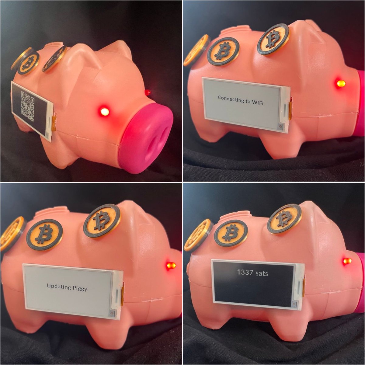 LightningPiggy's tweet image. Welcome our second piggy to hit the market and our first Danish Bacon 🇩🇰🥓

Expertly built by @JakobFN for his son to save in sats.

Kudos to @arcbtc and @blackcoffeebtc for their help to make this happen 🙌

#LightningPiggy with laser eyes is lit!