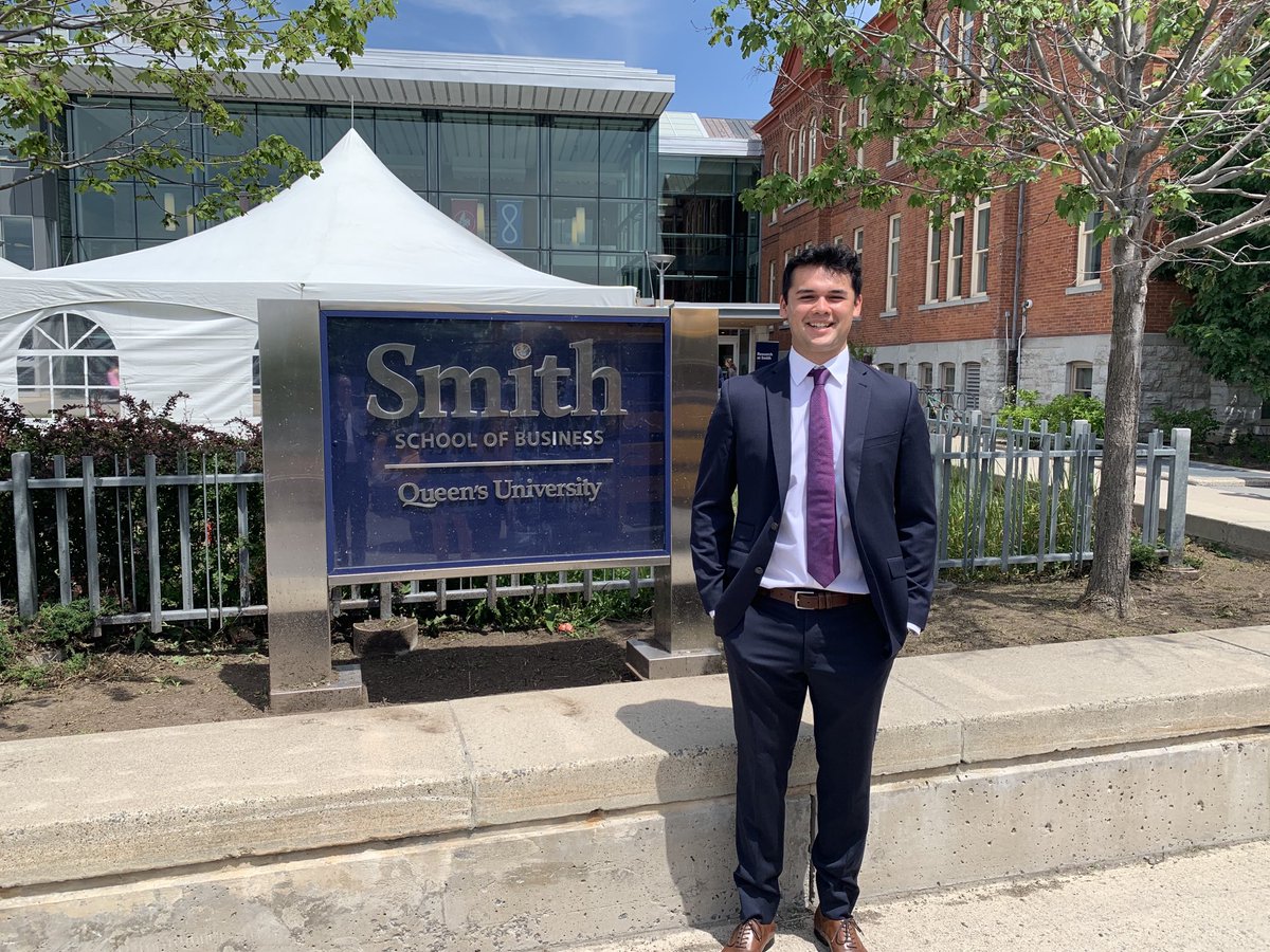 Congratulations to our son Spencer on graduating today from ⁦<a href="/SmithBusiness/">Smith Business</a>⁩ ⁦<a href="/queensu/">Queen's University</a>⁩