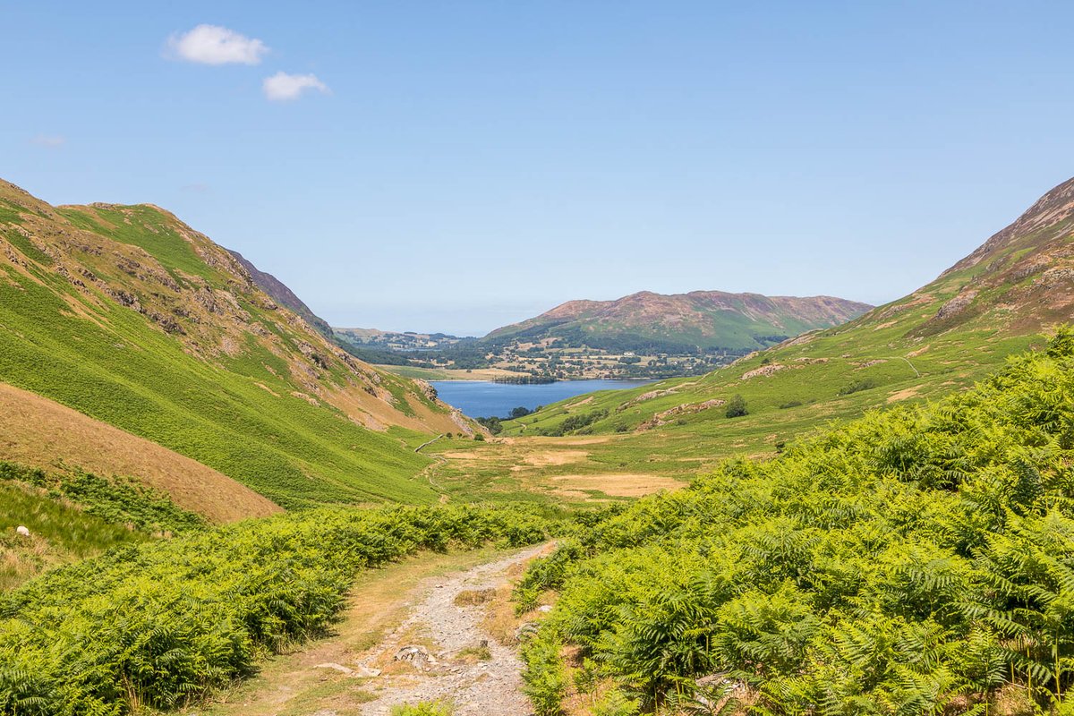 A walk up Rannerdale Knotts today #Cumbria