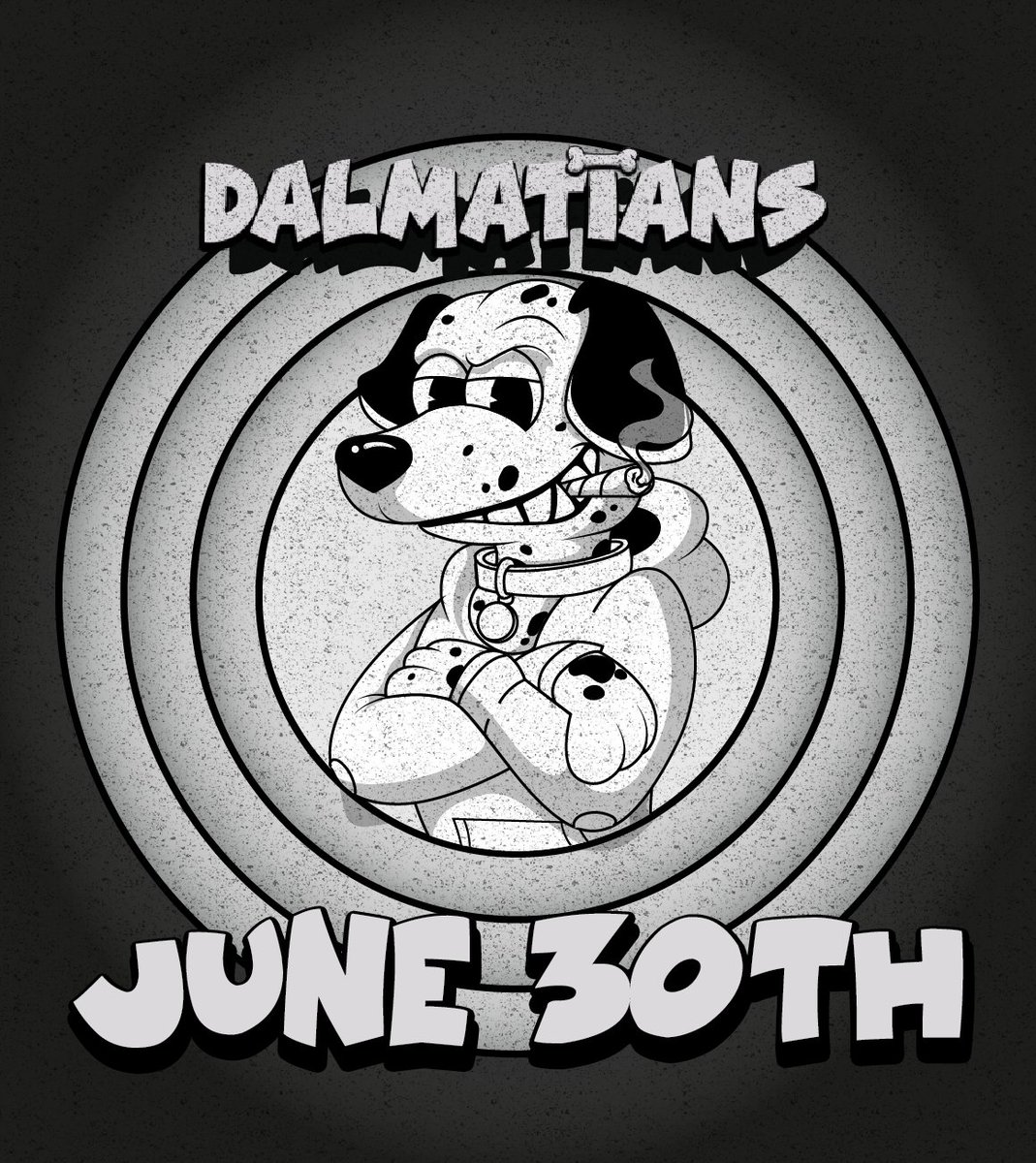 dalmatiansnft's tweet photo. Minting June 30th. 
Mint Details via Discord https://t.co/VscjCApiys