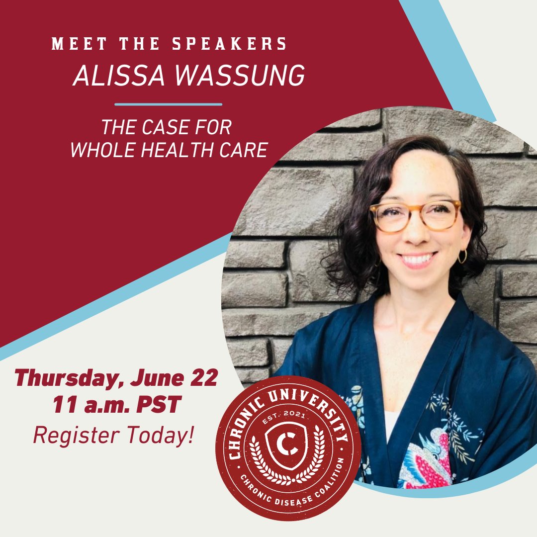 Join me now on Chronic University! #foodismedicine - chronicdiseasecoalition.org/chronic-univer…