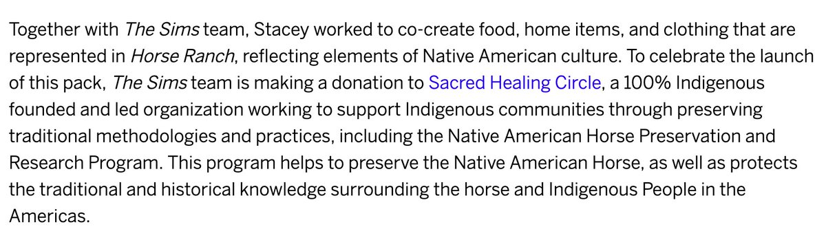 erin_simmer's tweet photo. #Sims4horse ranch pack will feature Native American culture, in collaboration with an 100% Indigenous led organization
#Sims4 https://t.co/g0ic8qgxnJ