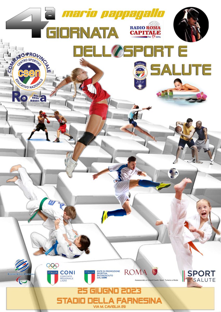 Prossimo imperdibile appuntamento domenica 25 giugno stadio della Farnesina di Roma vi aspettiamo tutti con lo sport e le Discipline Bionaturali!!