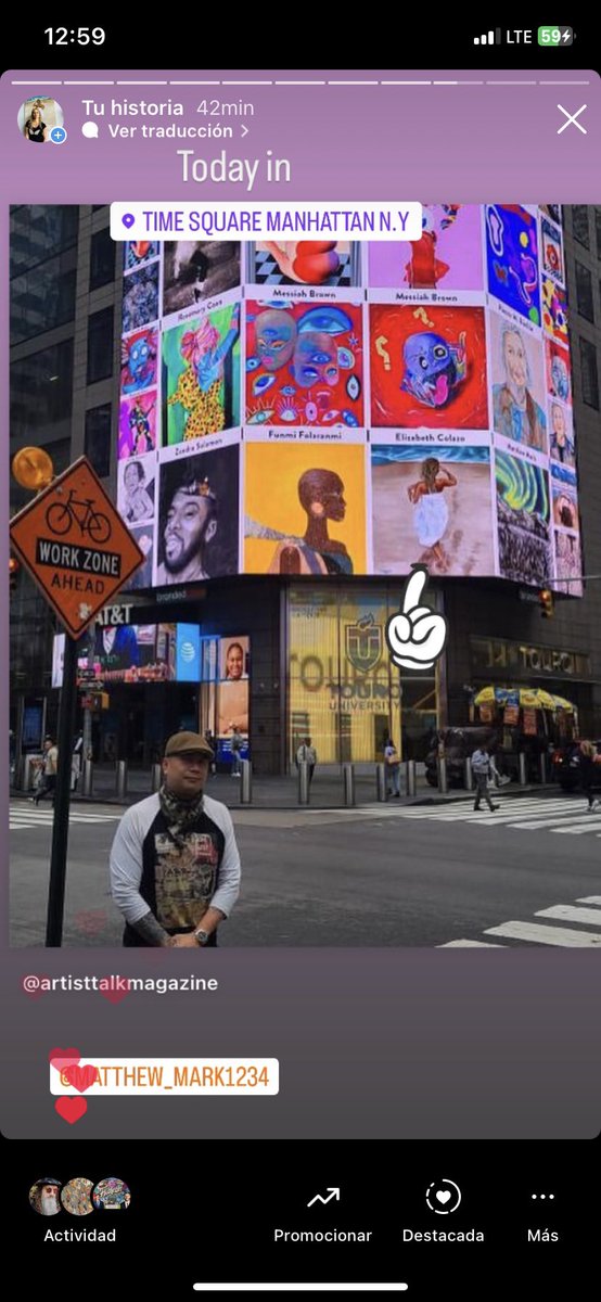 colazoliz's tweet photo. Exhibición Digital en Time Square, New York ! https://t.co/Wi69ObUP4Z