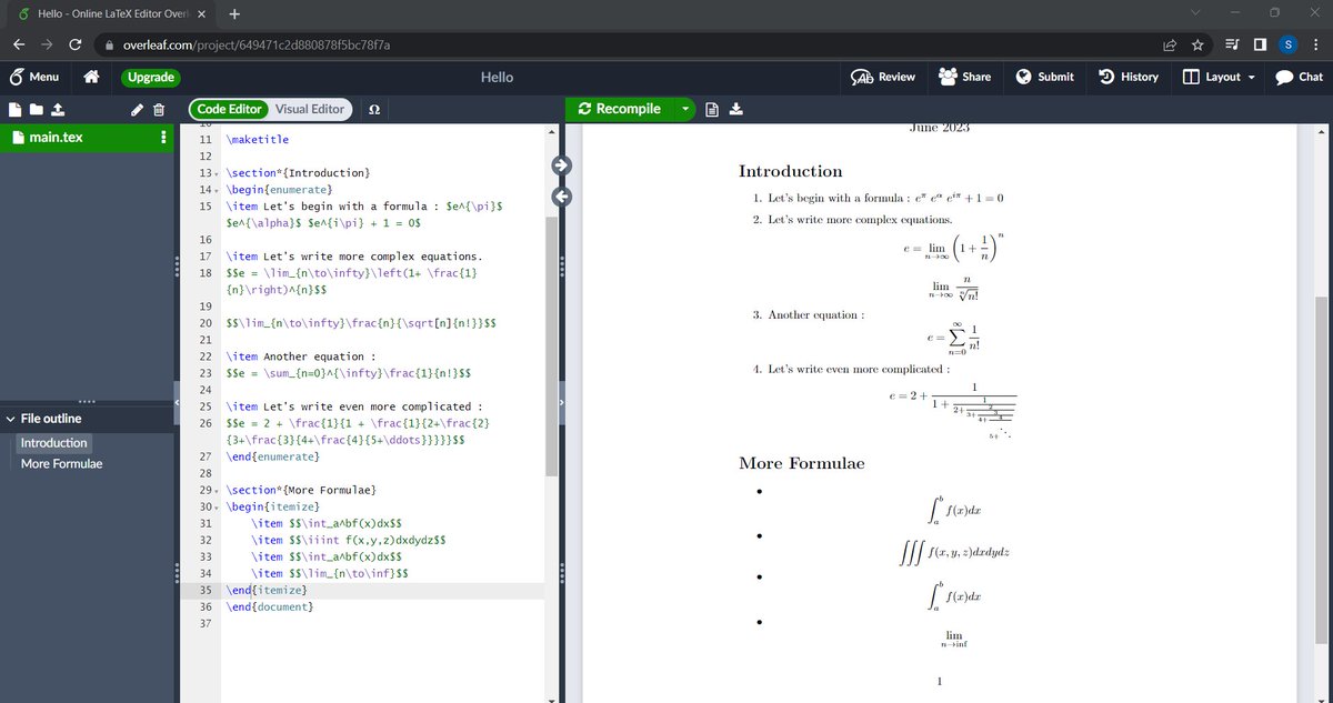 ge7i_spiron's tweet image. Day 22/60 #LSPPD22 Unfortunately I forgot to post yesterday, today I learned to write simple equations in LaTeX. #LearningWithLeapfrog #LeapfrogStudentPartnershipProgram.  #60DaysOfLearningWithLeapfrog
@lftechnology