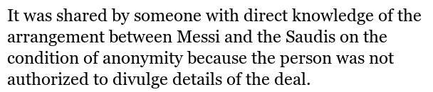 NYTAnon's tweet photo. Lionel Messi, Saudi Arabia and the Deal That Paid Off for Both Sides https://t.co/dM2xhOYkQm https://t.co/uQY73Hg2mn