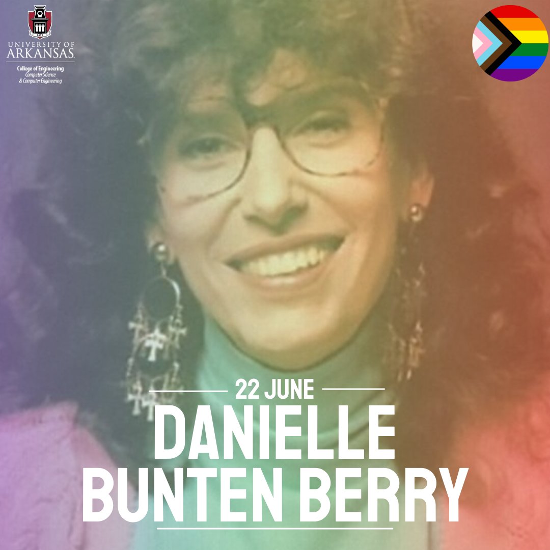 CSCE_uark's tweet photo. Meet Danielle Bunten Berry, an alumna of the COE.

Berry left behind a legacy of exploration and social interaction through gaming. Without the technology Berry introduced, multiplayer games connecting people across the globe would not exist.

#UArkCSCE #Pride https://t.co/nngYRX4WHt