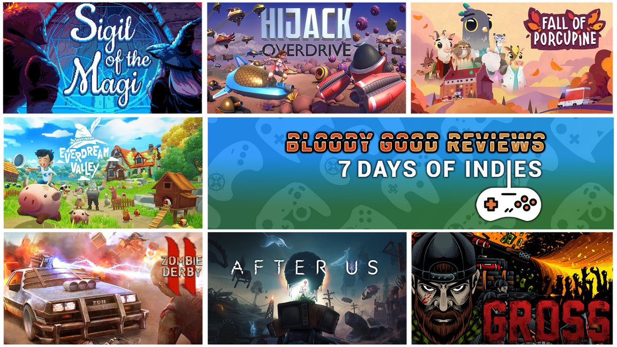 BloodyGoodRev's tweet image. The June #7DaysOfIndies giveaway is here!

I&apos;ll spotlight each game for 24h, and you can enter by interacting with that tweet specifically.

I&apos;ve got these 7 amazing #IndieGames lined up for you, which one are you most hyped for? 

🔁 = ❤️
🔔 = 🧠
