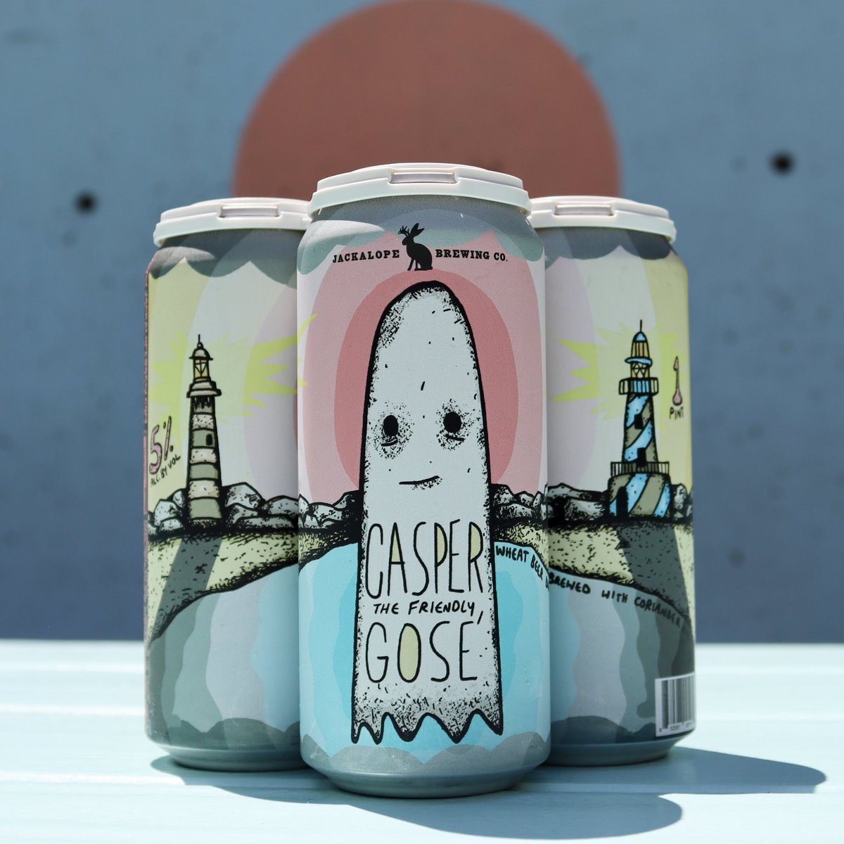 Nothing GOSE better with a sunny day than CASPER THE FRIENDLY GOSE! 👻 

Refreshing lemony tartness leads the way, with notes of the coriander &amp; sea salt that the style is known for. Like Casper the Ghost, this Gose is surprisingly friendly!

BEER FINDER: jackalopebrew.com/beer-finder/