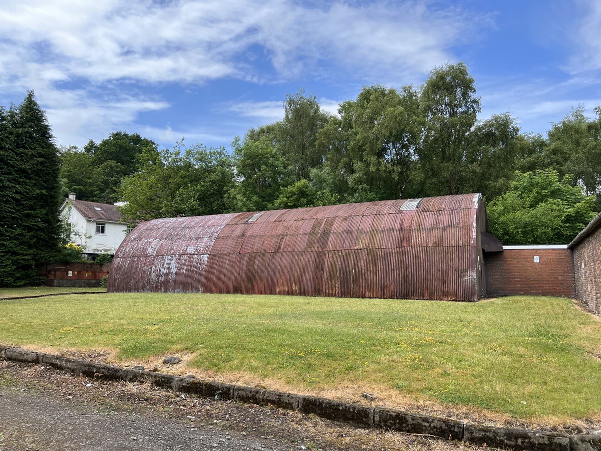 Fabulous old hanger in Falkirk for #ironworkthursday