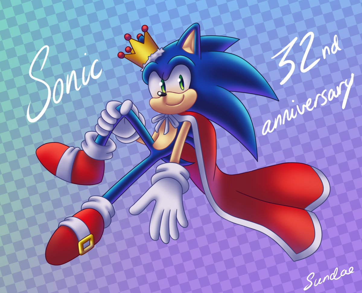 Happy birthday, Sonic!
#sonicthehedgehog #sonicfanart #SonicArtist