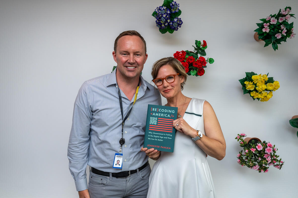 James Anderson (@jamesanderson) on Twitter photo Best dedication ever:
"To public servants everywhere. Don't give up."
<a href="/BloombergDotOrg/">Bloomberg Philanthropies</a> was thrilled to help launch <a href="/pahlkadot/">Jennifer Pahlka</a>'s book, Recoding America. Buy your copy now. Best dedication ever:
"To public servants everywhere. Don't give up."
<a href="/BloombergDotOrg/">Bloomberg Philanthropies</a> was thrilled to help launch <a href="/pahlkadot/">Jennifer Pahlka</a>'s book, Recoding America. Buy your copy now.