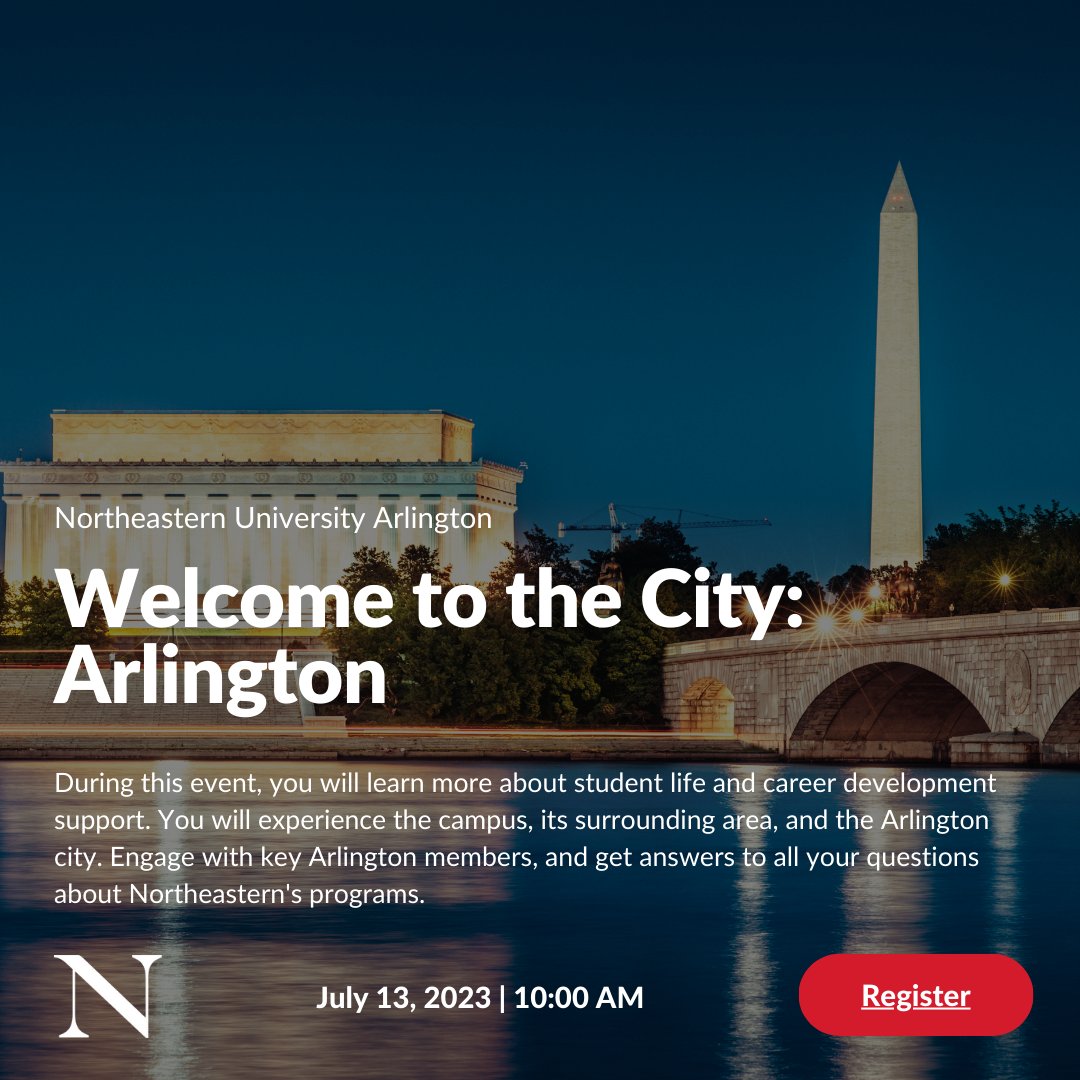On July 13th, join us virtually to learn about your opportunities in the National Capital Region. Learn more - bit.ly/3NmLEaD