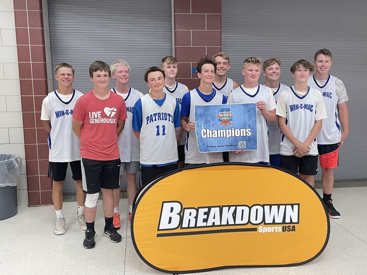 Win-E-Mac Boys BBall (@wem_bball) on Twitter photo It was an early morning for us, but well worth it. We went 3-0 and won our bracket. <a href="/BreakdownUSA/">Breakdown Sports USA</a> <a href="/WinEMacPatriots/">Win-E-Mac Patriots</a> It was an early morning for us, but well worth it. We went 3-0 and won our bracket. <a href="/BreakdownUSA/">Breakdown Sports USA</a> <a href="/WinEMacPatriots/">Win-E-Mac Patriots</a>