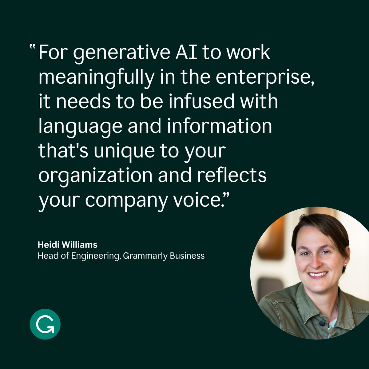 The @Grammarly Keynote happened a couple of weeks ago, and I'm still buzzing from Knowledge Share for Grammarly Business!

Check out the Grammarly Keynote: Empowering the AI-Connected Workplace on YouTube here: gram.ly/GKey23

#GrammarlyKeynote