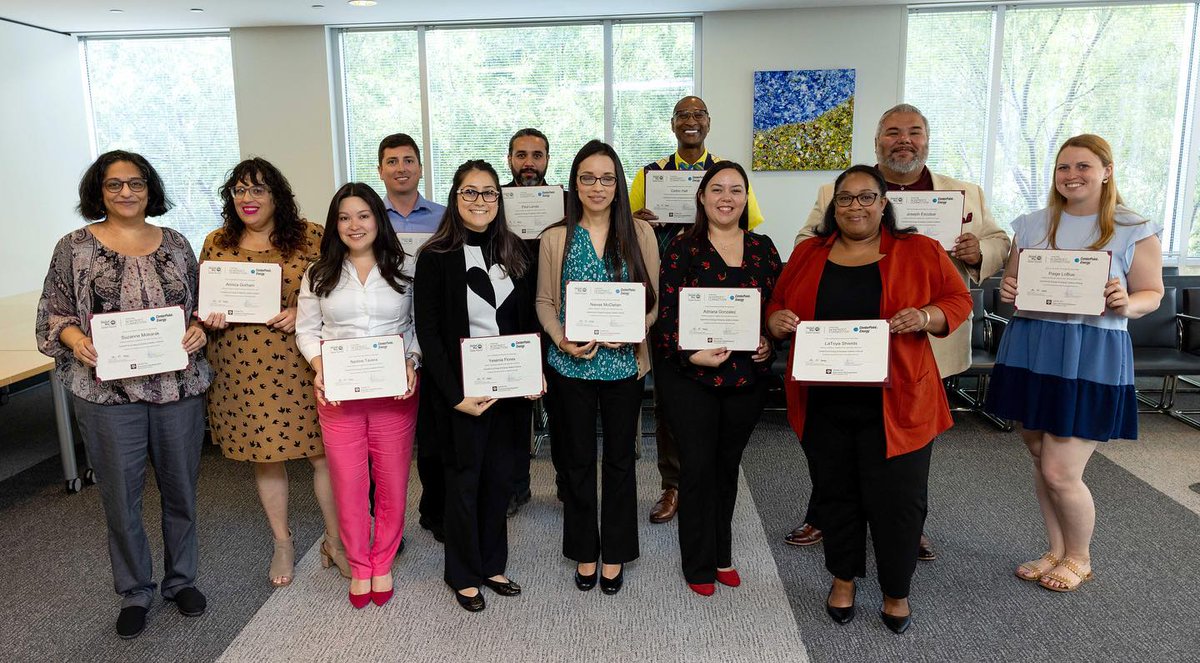 Congratulations to Avenue's own Yesenia Flores for completing United Way and CenterPoint Energy's Emerging Leaders Institute Program! This free-of-charge program teaches c-suite skills to mid-managers who work for nonprofits! Learn how you can apply: bit.ly/3qVmiJA