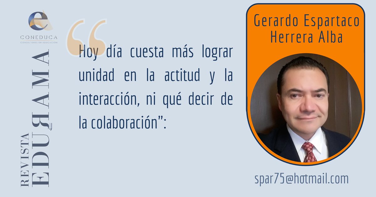CONEDUCA_'s tweet photo. Participa el Lic. Gerardo E. Herrera Alba. en la edición #cuarentayseis de la #revistaedurama con el texto “¡Sin materia prima!”.
https://t.co/a4bwGLCa3q
#actitud #estudio #conocimiento #estudiantes #coneduca #revistaedurama https://t.co/robFho2H1z