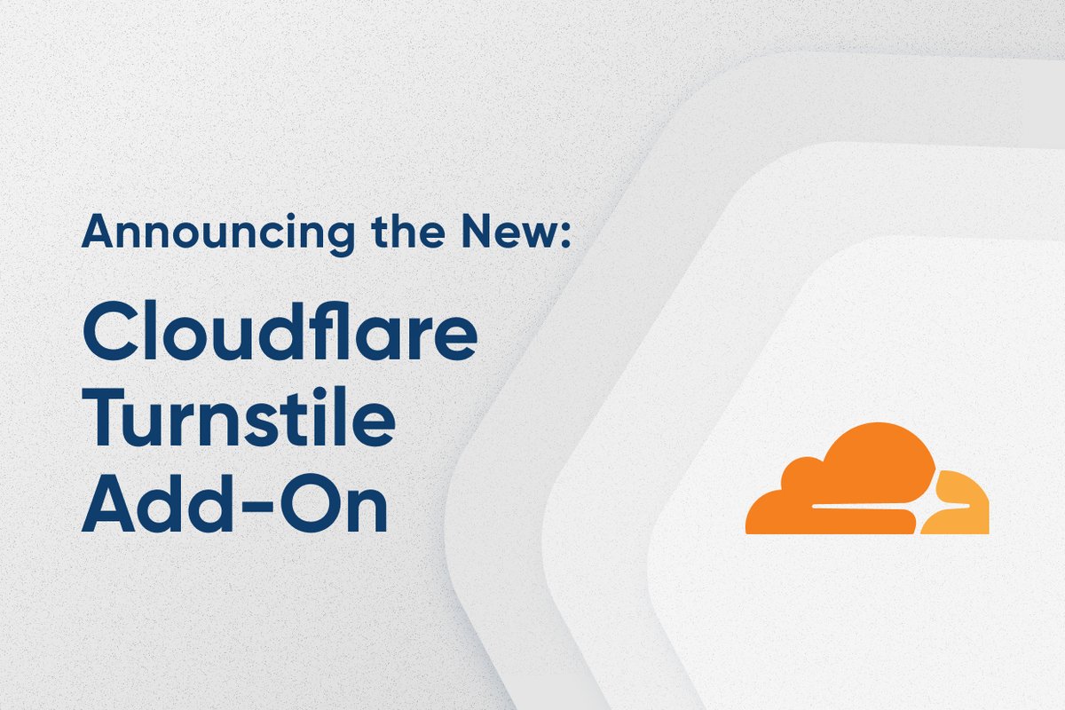 Introducing the Official Cloudflare Turnstile Add-On v1.0

We are excited to announce the launch of our new Cloudflare Turnstile Add-On. Reduce spam with Cloudflare’s smart CAPTCHA alternative.

gravityfor.ms/3NprjBw

#WordPress #Cloudflare #AntiSpam