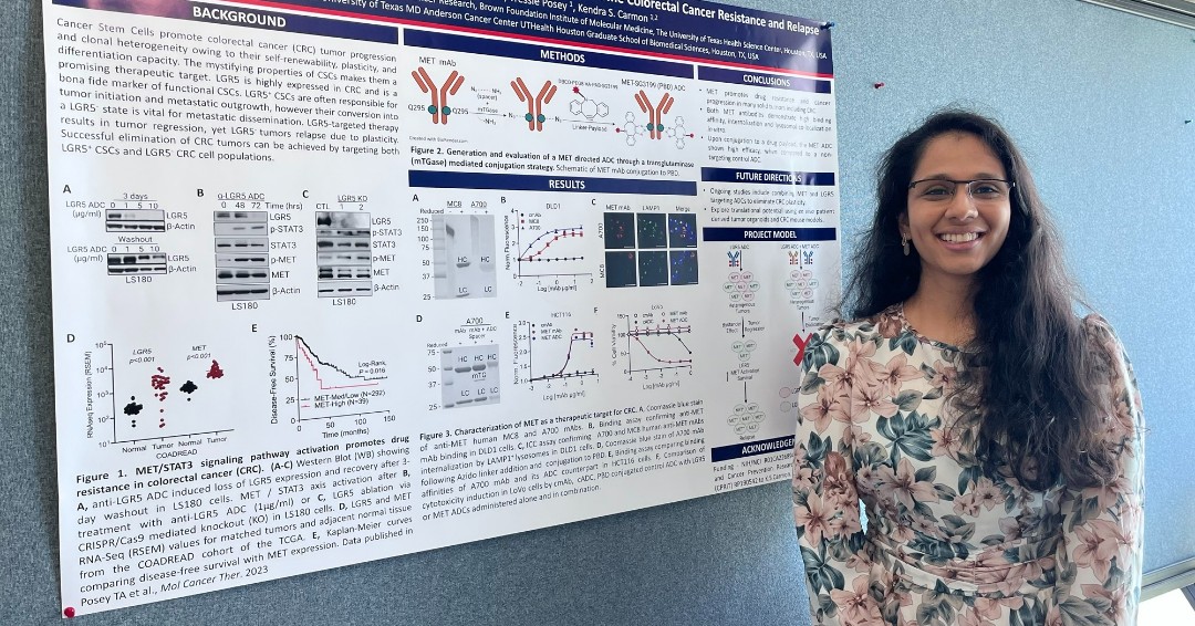 MDA_UTHGrad's tweet photo. GSRD Poster Sessions are in full swing! Stop by and ask a student about their research, and stay for the Oral Presentations and Elevator Speeches!
#WeAreGSBS https://t.co/MRc3FQyotM
