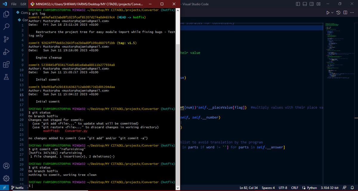 MustorphaJamiu's tweet image. I am pleased to announce that i am working on a version of my converter app (v2.1) 👩💻 , capable of translating from digit to words and vice versa. #pythonprogram #softwaredev
The version will fix various bugs encountered in my first version, and some realtime features updates.💪
