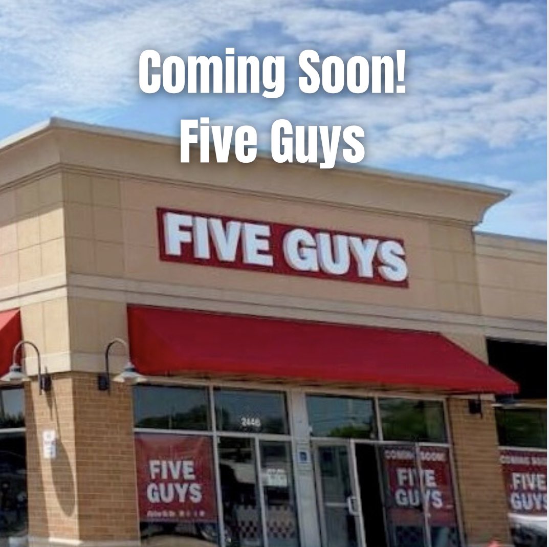 Three new restaurants are coming to DeKalb!
.
#DeKalbLife #newbusiness #local #localbusiness #shoplocal #localrestaurant #fiveguys #sandwich #food #foodanddrink #dpdough #music #foodie  #dekalb #dekalbil #dekalbillinois #dekalbcountyillinois #dekalbcountyil