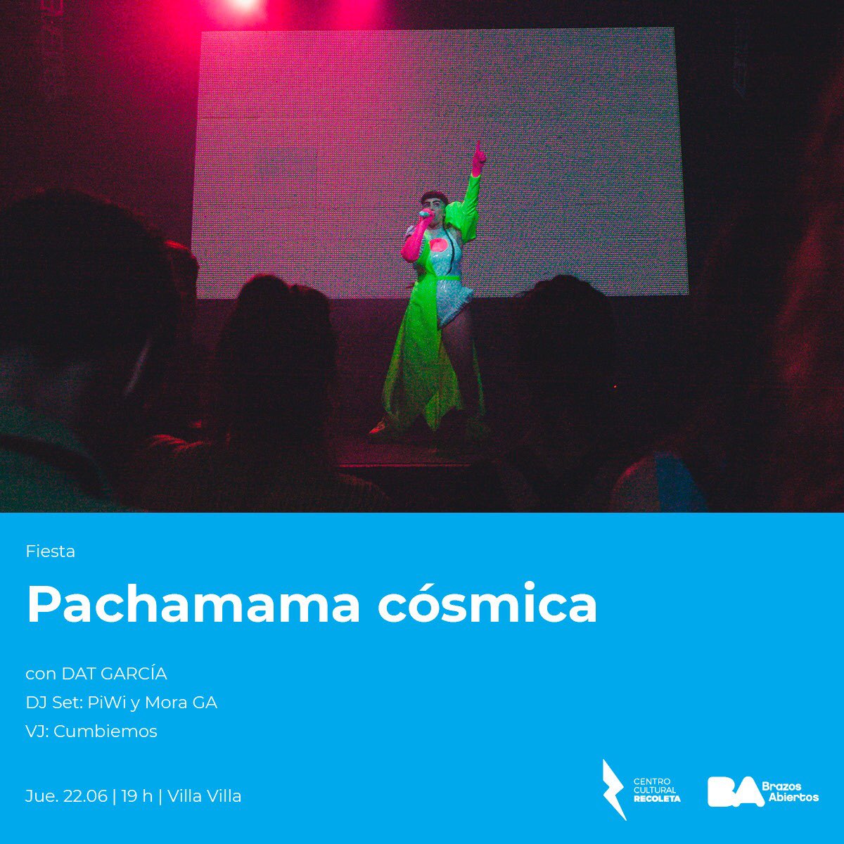 Nos vemos esta noche en la pista de baile! <a href="/ElRecoleta/">CENTRO CULTURAL RECOLETA</a>