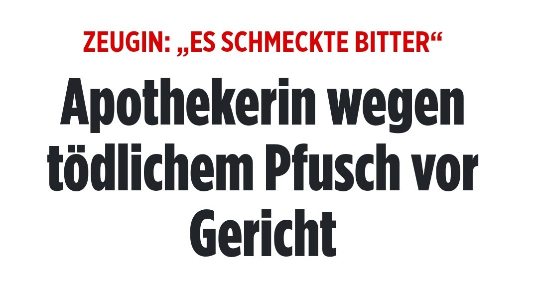 DerEgica's tweet image. Freispruch, denn „Gute Medizin schmeckt bitter“.
#Redewendung