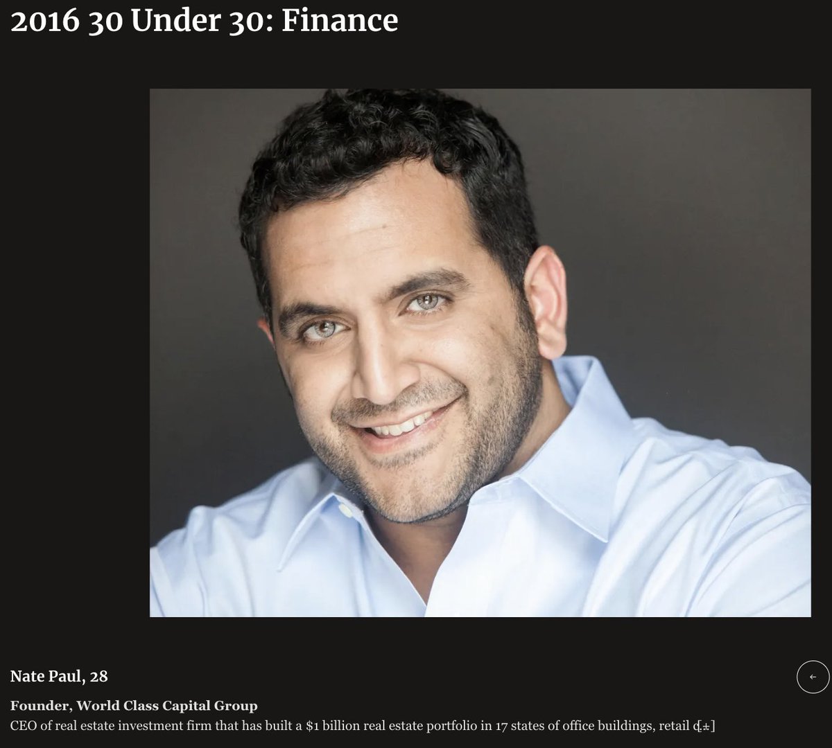 anothercohen's tweet photo. I love following the 30 under 30 to fraud pipeline https://t.co/WlyvNVMAZB