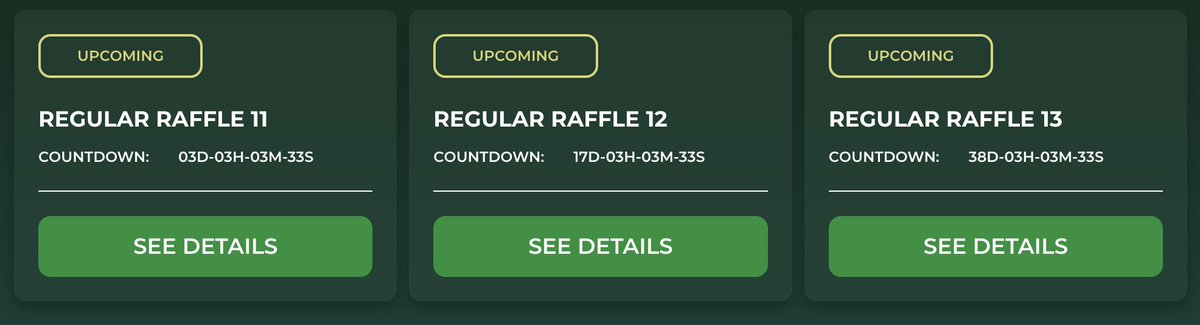 🔜 Our UPCOMING RAFFLES

This is a great way to get SAVR tokens 
Prize Pots from 1,000 SAVR 
1 SAVR = 1 USDT

Join iSaver Raffles! 
Win big prizes! 💰

🙌 Welcome to DASHBOARD - dashboard.isaver.io

#iSaver #Raffles #Crypto #onPolygon