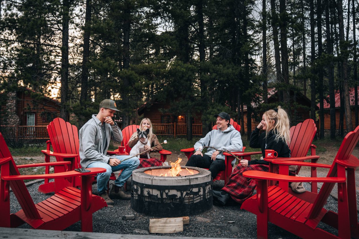 When life gets intense, find your zen at Baker Creek by Basecamp. We have Wi-Fi, but we recommend connecting with nature instead. No password required. 🌲🏕️ #lakelouise #cabinstay #bakercreek