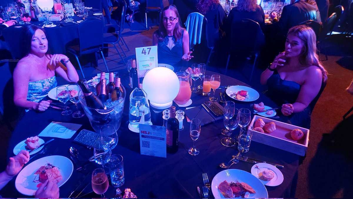 Ready for the awards, ready for the pickled watermelon! 🤷‍♂️ Table 47 ready to rock and roll!! #HSJDigitalAwards