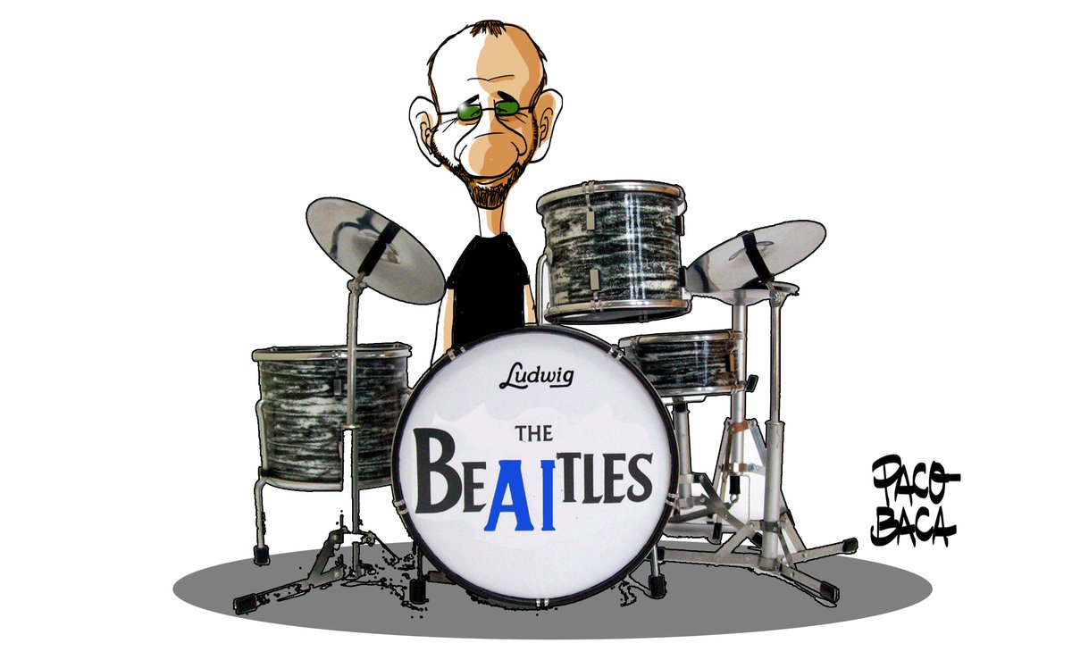 pacobaca's tweet image. INTELIGENT RECORD...
#ArtificialIntelligence #artificial_intelligence #MUSICLIST #Beatles #ULTIMAHORA #Now #MediasetExtra #CartoonArt #InteligenciaArtificial @cartoonmovement @toonsmag @elonmusk @TheSun @AAEC_Cartoonist @sfchronicle @sdut @lemondefr @thetimes @billboard @gcba