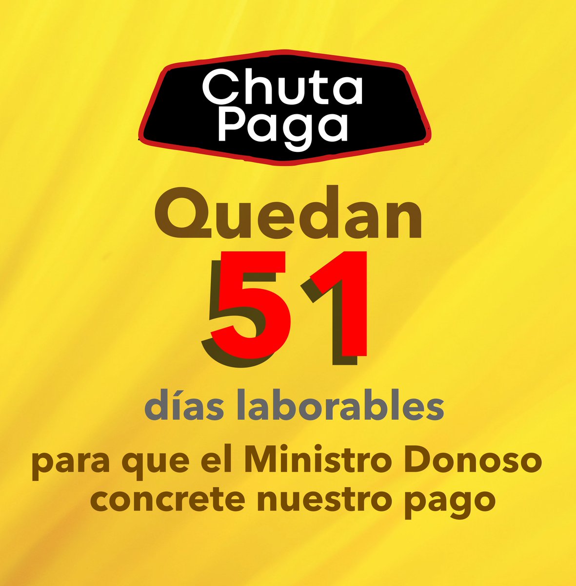 FuexCN's tweet photo. #ChutaPaga
El Ministro de @MinTrabajoEc @DonosoEcuador ha delegado al Viceministro de Trabajo y Empleo Ab. Henry Valencia Camba @henryv131082 para que ejecute la sentencia y cronograma ordenado por la Corte Constitucional para nuestro pago.

Quedan 5️⃣1⃣ días. Estamos bien PILAS. https://t.co/P44YvFLawu