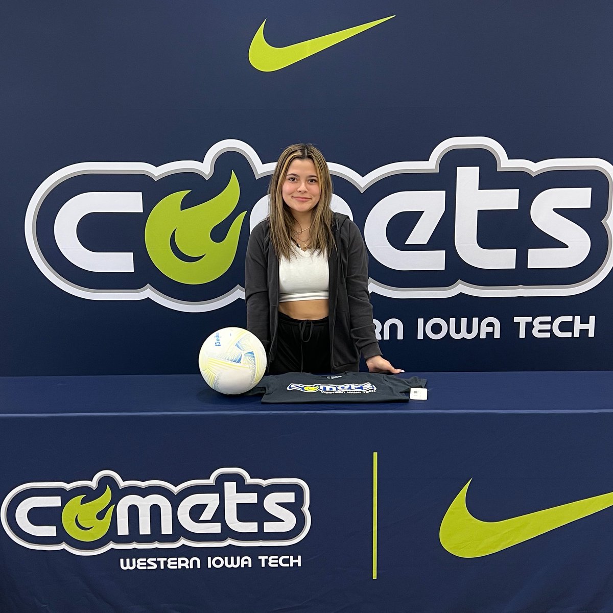 WIT_Comets's tweet photo. We're delighted to announce the addition of Diana Gutierrez and Ednaly Meza to our Women's Soccer Team! Together, we'll strive for victory, fueled by their determination and passion! 💪🏼⚽️  #CometsSoccer #WITComets #Signed https://t.co/MwLLILVwBX
