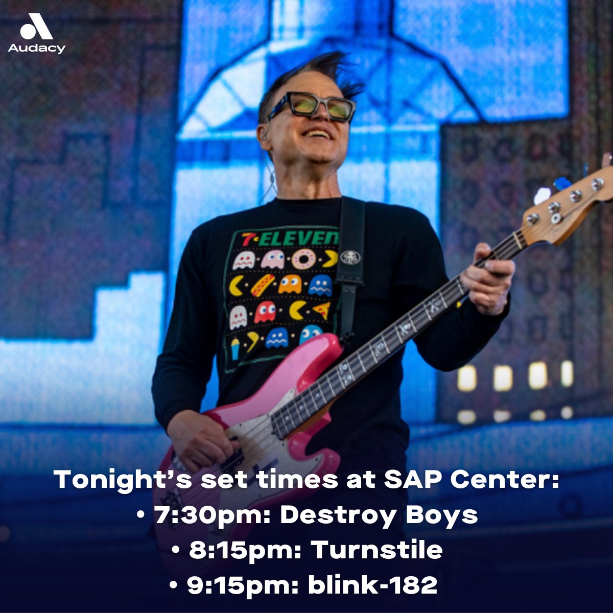 See you tonight in San Jose!