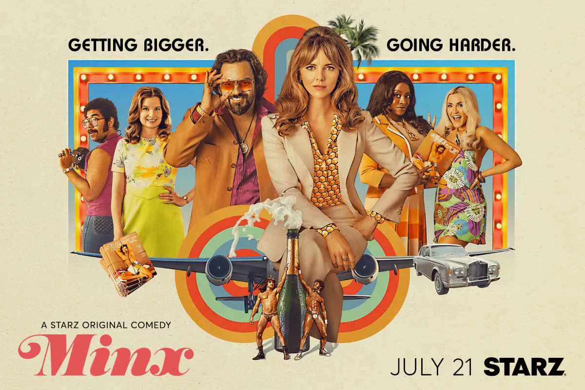 TalkingPictures's tweet photo. Having a very fun chat with the cast of #STARZ #Minx today.
#ScreenChatter @ozzymo, @IdaraVictor, @MegaLoweManiac &amp; @lennonparham  Posting soon
#ScreenChatter #comedy #the70's https://t.co/w6Wh6X63MQ