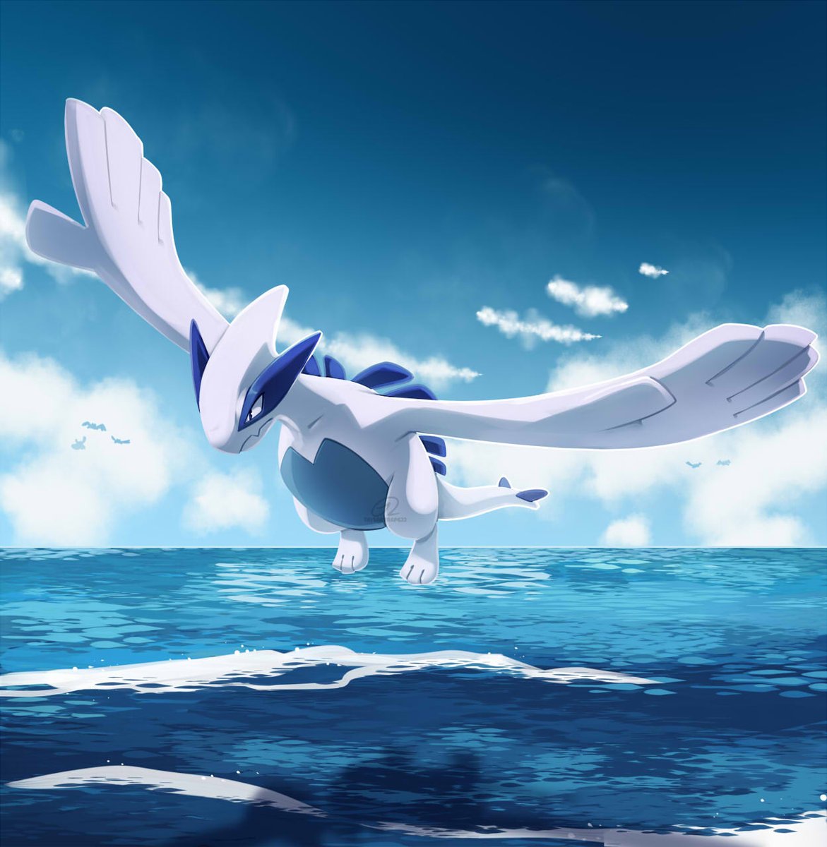 TaylorTrap622's tweet photo. Art Trade for @SquishCakeSlice of Lugia. 🌊

#Pokemon #Lugia https://t.co/h3TOa25MOr