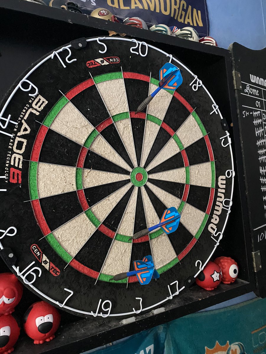 I do love hitting a 100+ finish in practice

#darts #lovethedarts