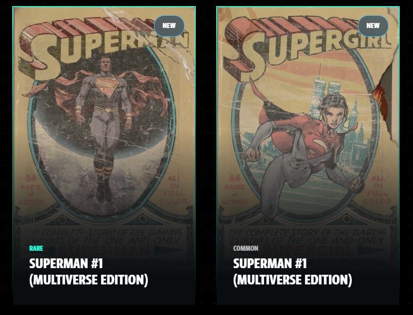 HulkPick's tweet photo. I just claimed my Superman #1 (Multiverse Edition) NFT. Find out more about DC NFTs at  https://t.co/wiqiX70aBZ #DCComics 
I have the couple https://t.co/771qX8kwUB