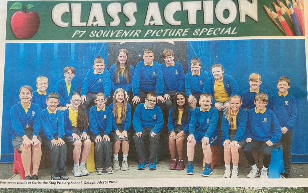 Our Year 7 pupils all looking great in their class photo in  week's edition of the Tyrone Constitution <a href="/tyrone_con/">Tyrone Constitution</a> What a great bunch of students we are blessed to have.