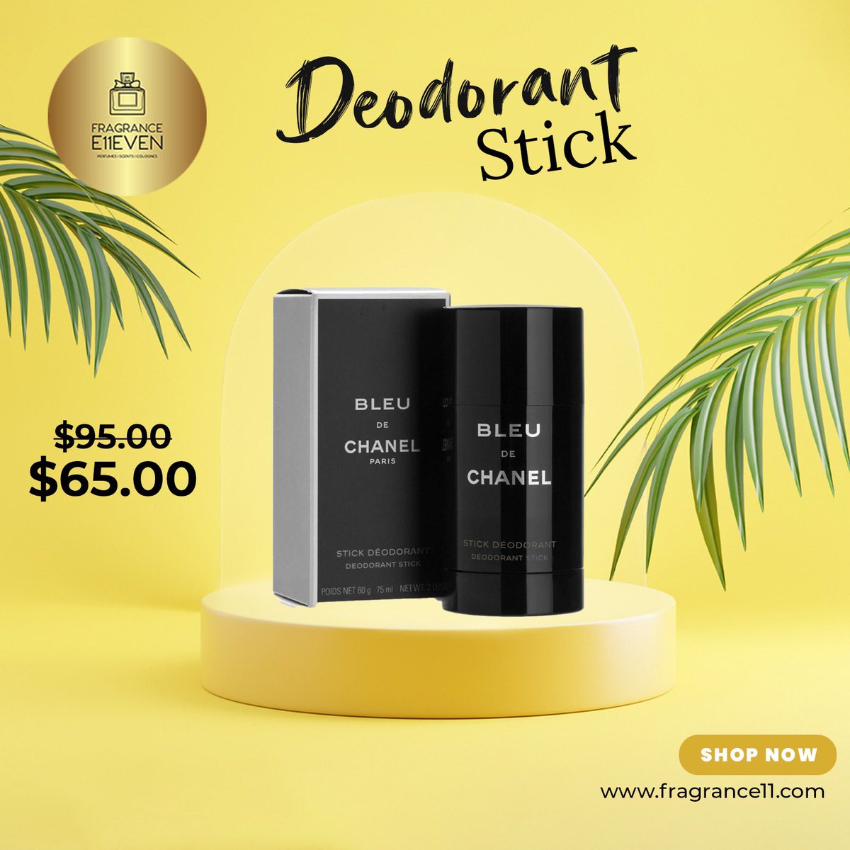 A deodorant stick featuring the woody, aromatic notes of BLEU DE CHANEL. 

#fragrance11 #fragrance #fragrances #scentoftheday #fragrancelover #perfumeaddict #perfumelovers #perfumelover #scents #fragranceaddict #cologne #smellgood #nichefragrance #nichefragrance