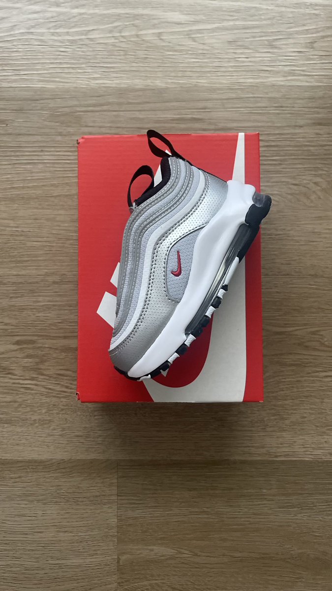 They made a Toddler Air Max 97 “silver bullet” , spin the block with - Dali J .  Limited sizes available .