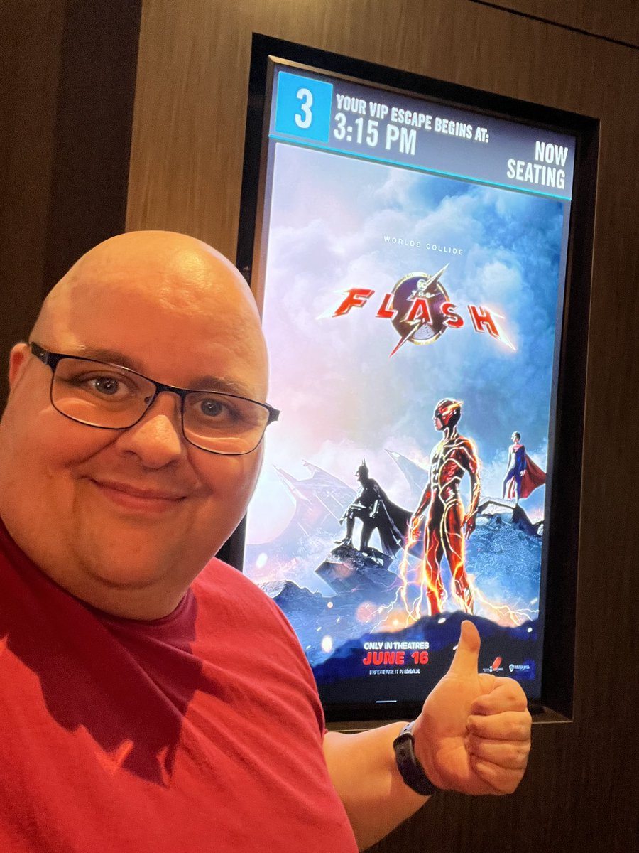 Finally got to see #TheFlash today.  It’s not the shit show people make it out to be. I mean it’s not perfect but it’s a good film. #DCEU #comicbookfilm